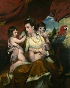 Sir Joshua Reynolds Portrait of Lady Cockburn and her three oldest sons oil painting artist